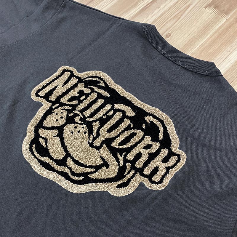 Schott ショット CHENILLE BULLDOG 半袖 Tシャツ クルーネック