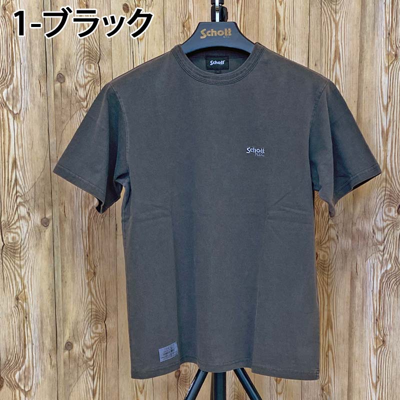 Schott ショット MESSAGE WHEEL 半袖Tシャツ メンズ ブランド