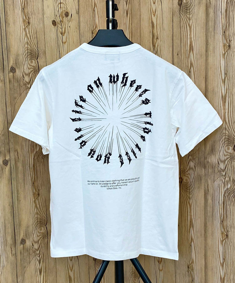 送料無料 店舗 ショット Schott MESSAGE ブランド メンズ 半袖Tシャツ WHEEL パンツ