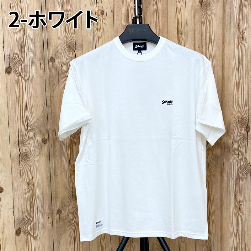 Schott ショット ARCHIVE STAMPS 半袖Tシャツ クルーネック