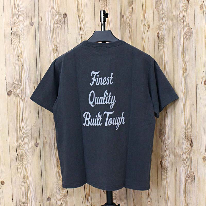 Schott ショット フロッキーブルドッグ 半袖Tシャツ PIGMENT T-SHIRT FLOCKY BULLDOG/ピグメント Tシャツ フロッキー