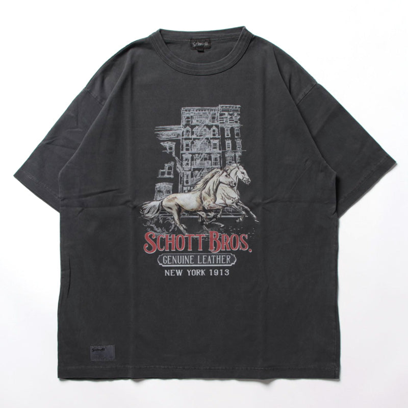 Schott ショット HORSE IN NEW YORK 半袖T トップス – TopIsm