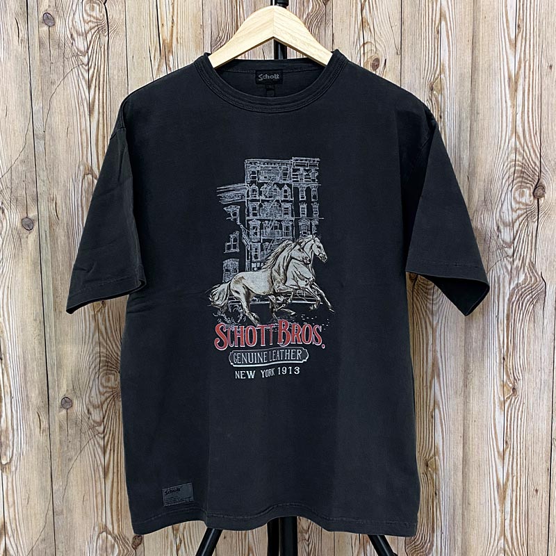 Schott ショット HORSE IN NEW YORK 半袖T トップス – TopIsm