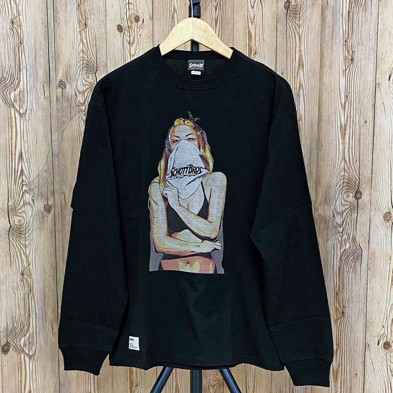 Schott ショット PINNUP ピンナップ ロングスリーブTシャツ トップス