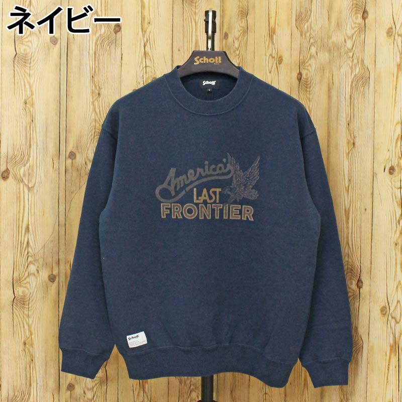 Schott ショット フェード ラスト フロンティア クルー スウェット