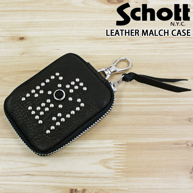 Schott ショットEAGLE STUDS LEATHER MALCH CASE イーグルスタッズ