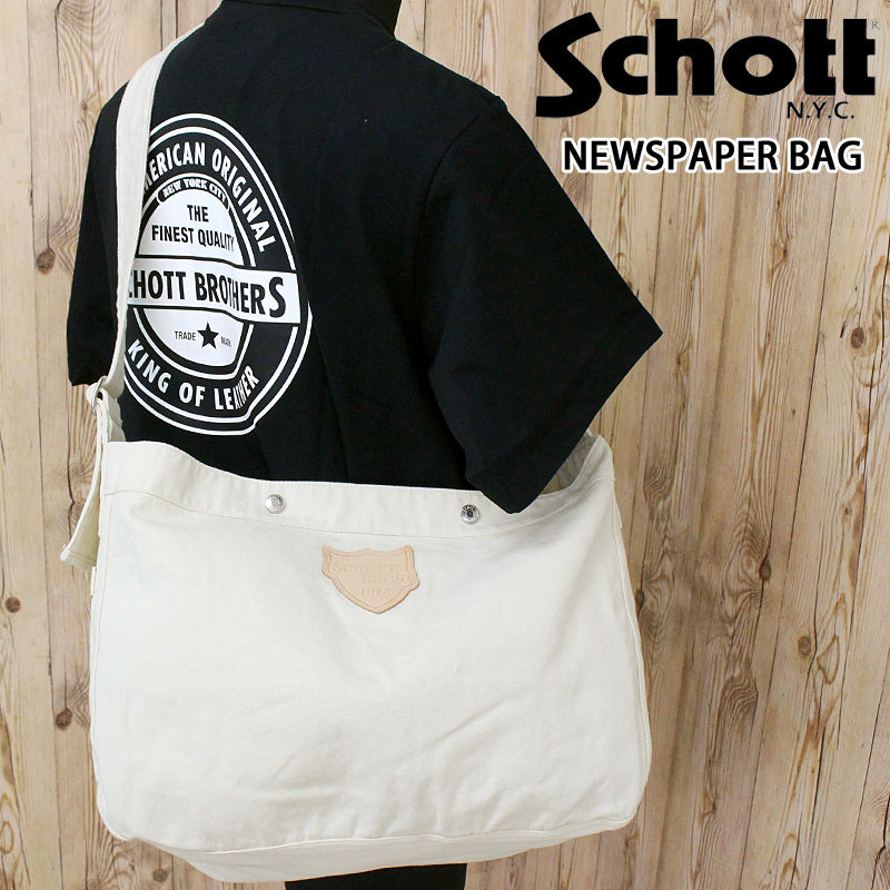 Schott ショット NEWSPAPER BAG ニュースペーパーバッグ ショルダー