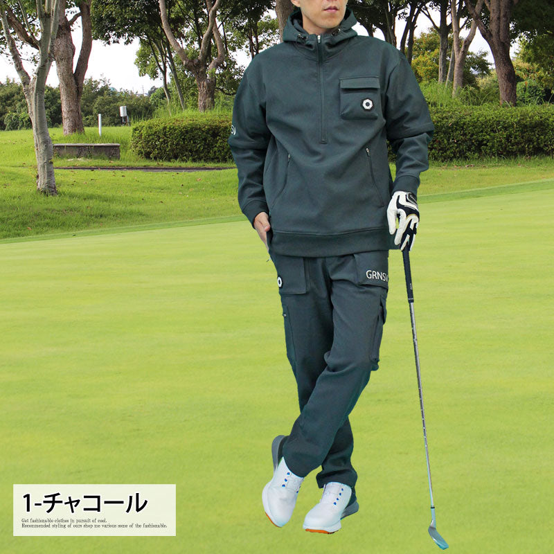 ジーフォア ゴルフ ウェア メンズ セットアップ ジャケット パンツ 2点セット ジーフォア ゴルフ ウェア メンズ セットアップ ジャケット