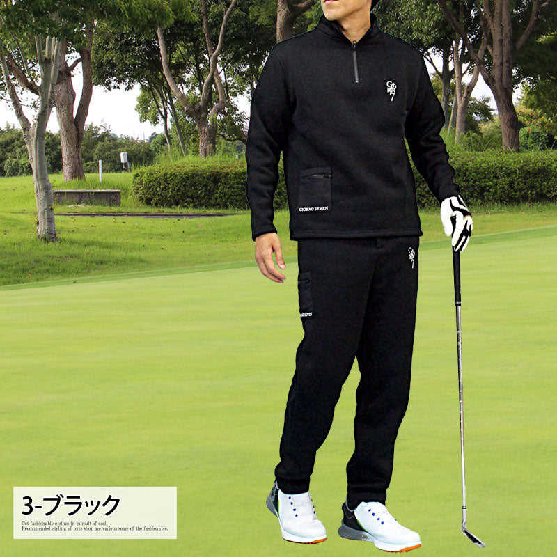 ゴルフ titleist メンズ 長袖 トップス セーター（ブラック） ゴルフ