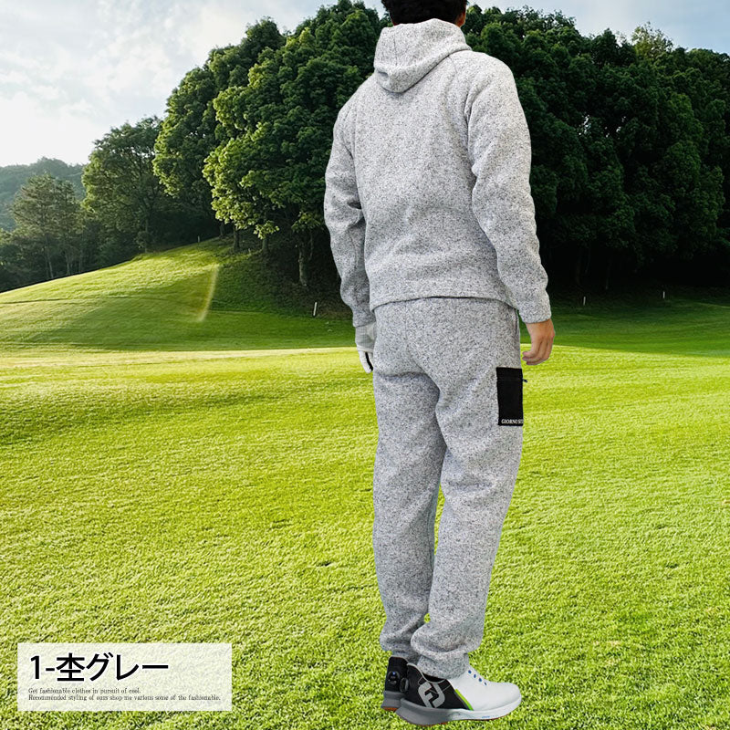UTAA ゴルフ ウェア パンツ長袖 セーターセットアップ×トレーナーセット GIORNO SEVEN ジョルノセブン ゴルフウェア メンズ 上下