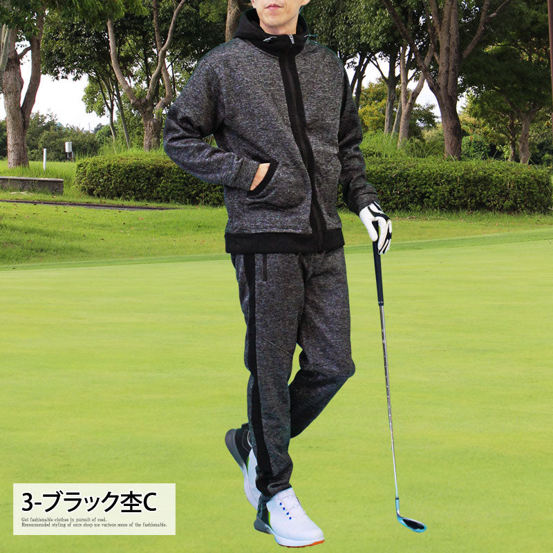 新品　48,400円　プーマゴルフ　L フリースジャケットパンツ　セットアップ 新品 48,400円 プーマゴルフ L フリースジャケットパンツ セットアップ