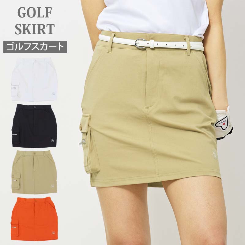 gs GOLF ゴルフスカート レディース ゴルフウェア インナーパンツ付