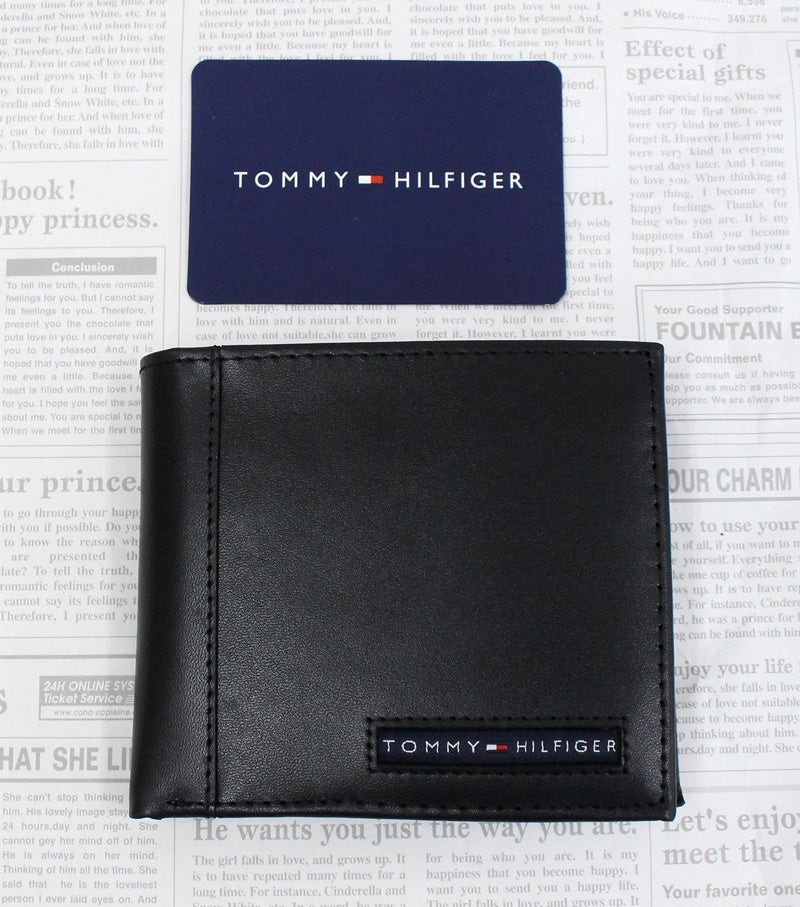 TOMMY HILFIGER トミー ヒルフィガー ワンポイントロゴ 本革 二つ折財布 Cambridge ウォレット – TopIsm