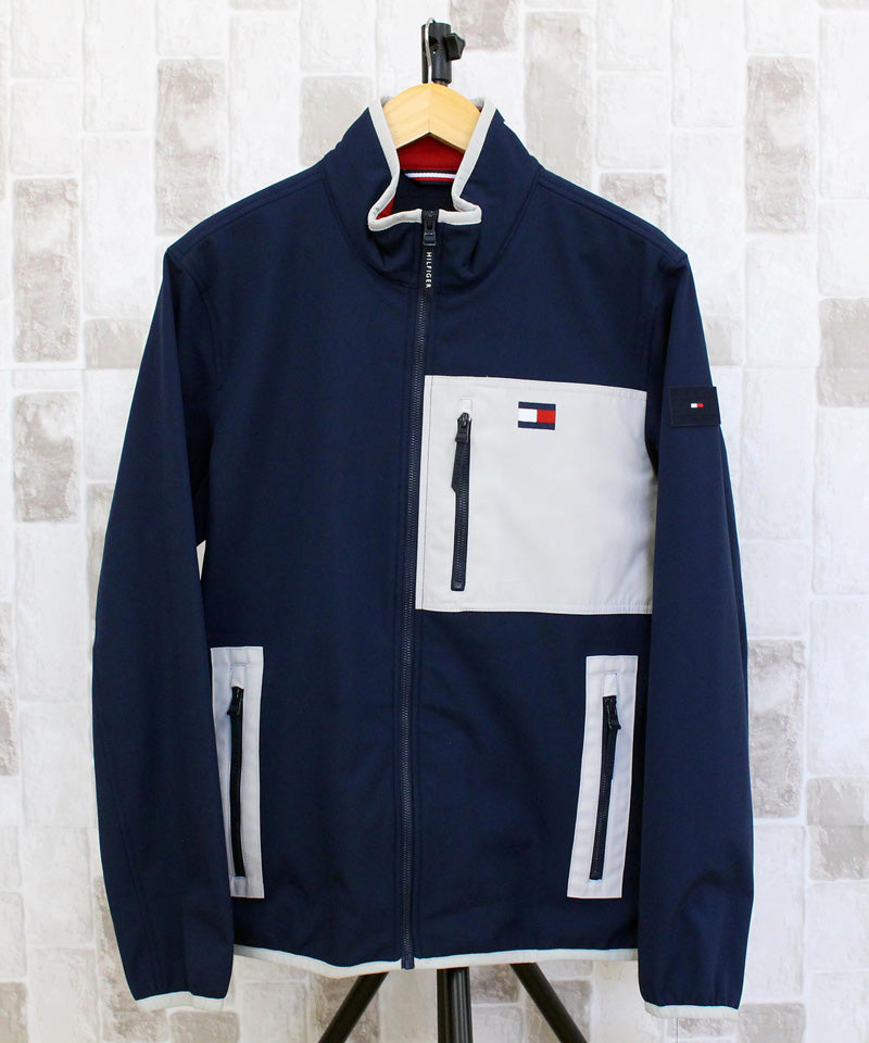 TOMMY HILFIGER トミー ヒルフィガー ソフトシェル カラーブロックジャケット SOFTSHELL COLOR BLOCK JACKET  メンズ ブランド – TopIsm