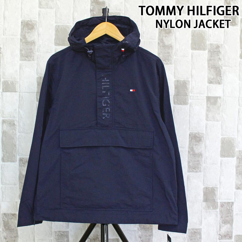 TOMMY HILFIGER トミー ヒルフィガー ハーフジップナイロンアノラックパーカー ナイロンジャケット アウター