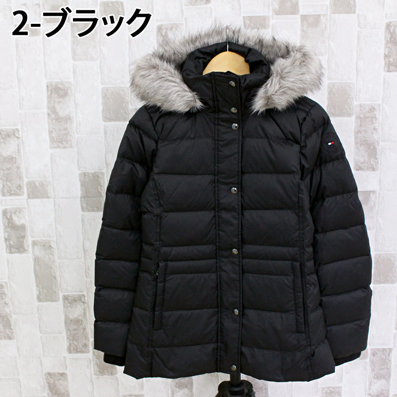   トミーヒルフィガー　ロング　ダウンコート　M 黒 トミー ヒルフィガー TOMMY HILFIGER ロング ダウン コート