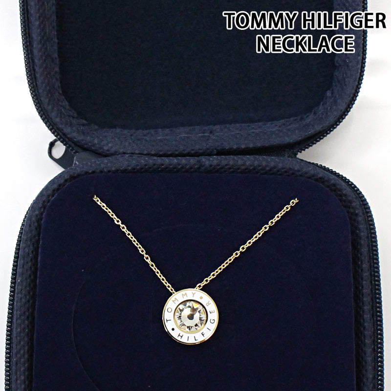 TOMMY HILFIGER トミー ヒルフィガー ロゴクリスタルステンレス 