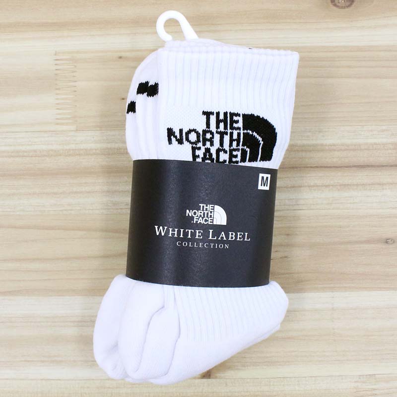 THE NORTH FACE ザ ノースフェイス ライン入りミッドソックス