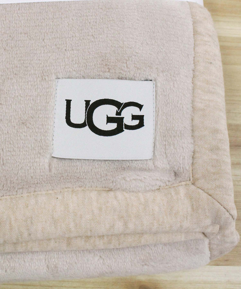 新品未使用】04 UGG アグ ブランケット スローケット ヒョウ柄 - 布団/毛布