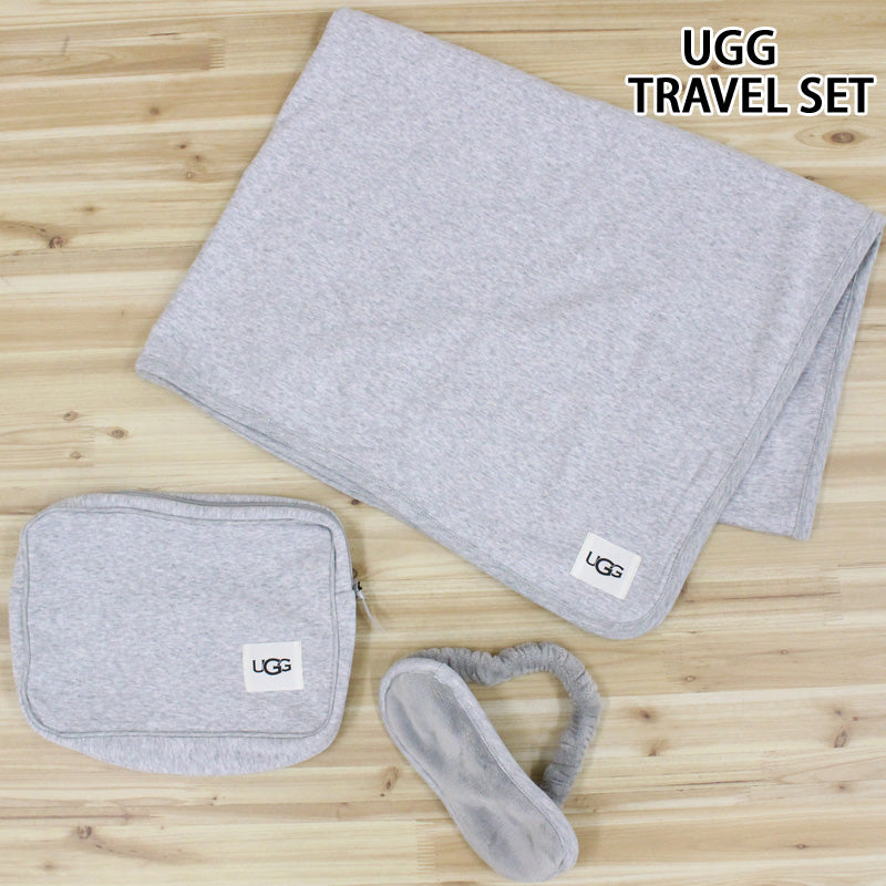 UGG  黒　ポーチ&アイマスク&ブランケット 楽天市場】アグ UGG トラベルセット Travel Set Soft Pouch ダッ