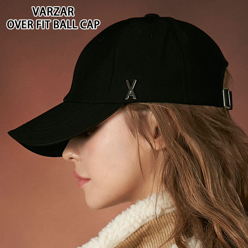 【韓国VARZAR】シルバースタッドオーバーフィットボールキャップ セール】【VARZAR/バザール】Silver stud over fit ball cap