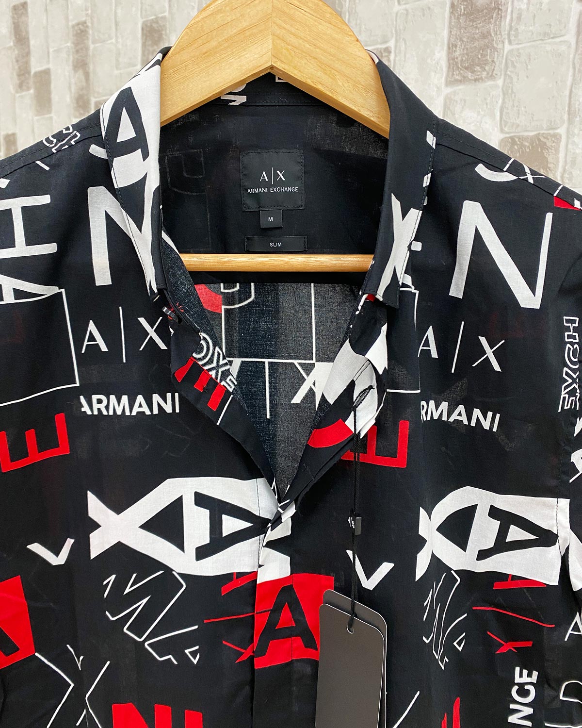 ARMANI EXCHANGE アルマーニエクスチェンジ オールオーバーロゴ 半袖