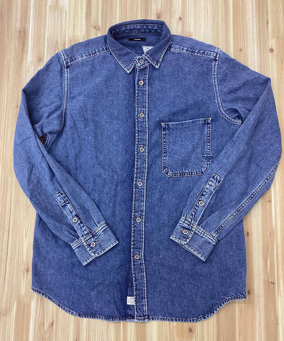 定期4万6,200円】DIESEL デニムシャツフーディー 【公式通販】 定期4万6,200円】DIESEL デニムシャツフーディー 【公式通販】