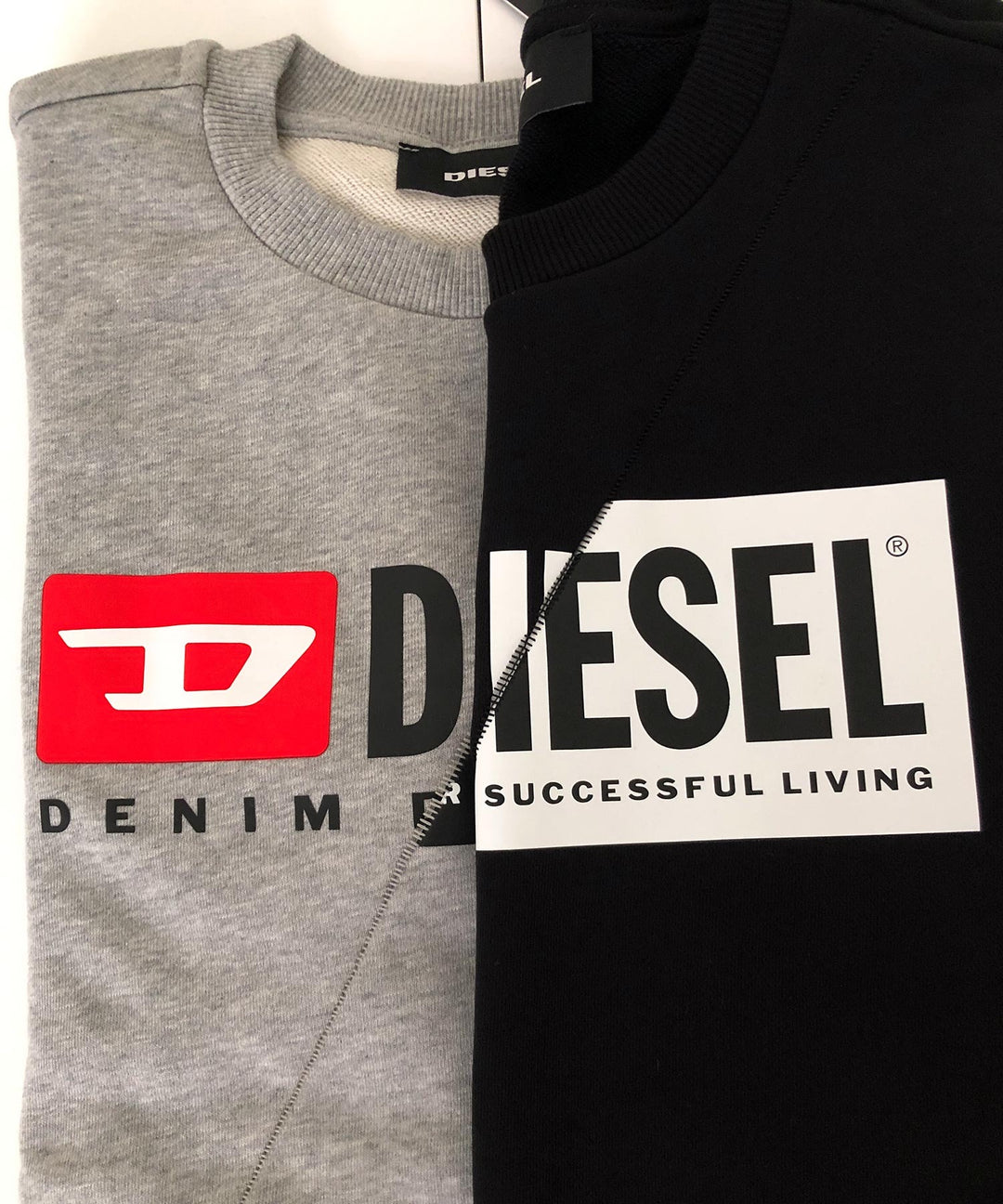 DIESEL ディーゼル Wロゴ プリント スウェット プルオーバー トレーナー – TopIsm