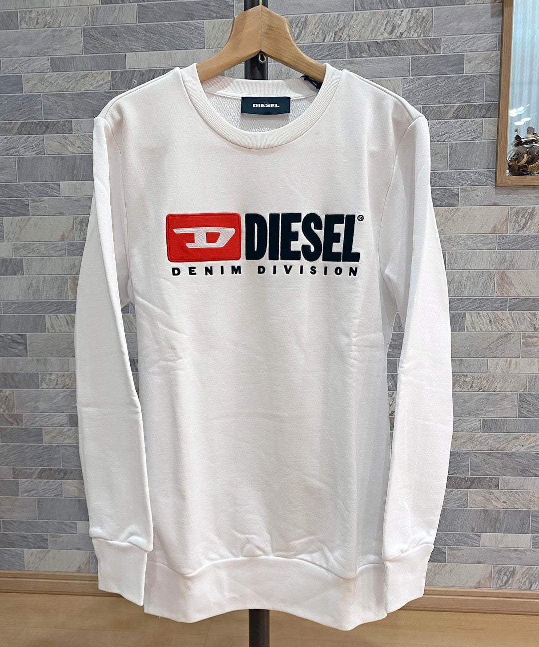 DIESEL ディーゼル ロゴ刺繍 スウェットプルオーバー – TopIsm