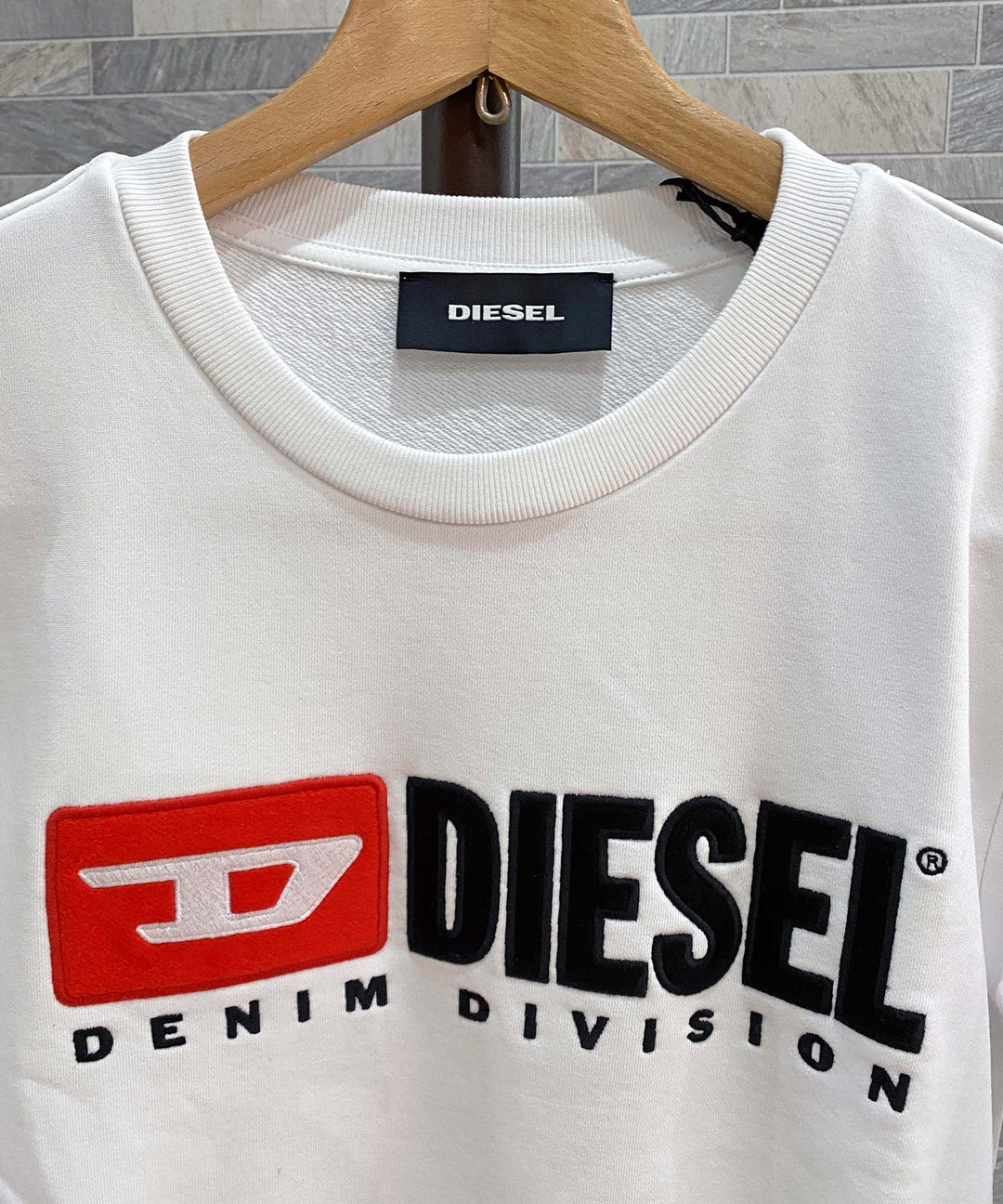 DIESEL ディーゼル ロゴ刺繍 スウェットプルオーバー – TopIsm