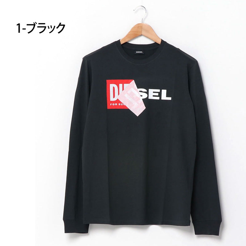DIESEL◇長袖Tシャツ/--/--/BLK/a16628 Tシャツ、カットソー