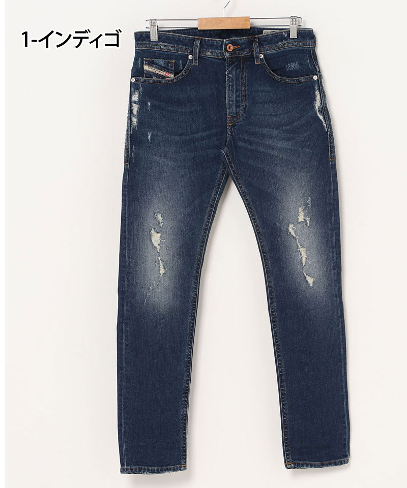 DIESEL ディーゼル スキニー ダメージクラッシュ デニムパンツ THOMMER 