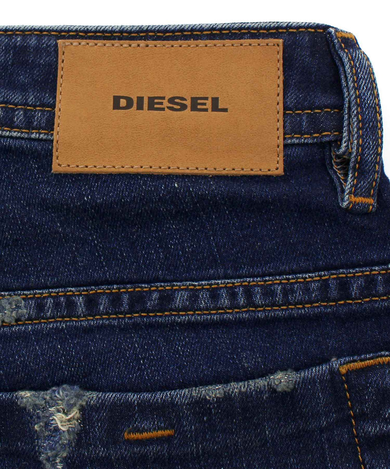 DIESEL ディーゼル スキニー ダメージクラッシュ デニムパンツ THOMMER 