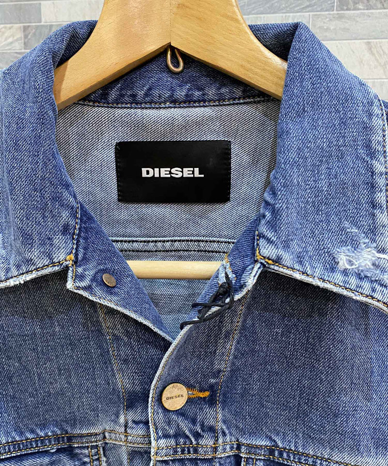 DIESEL ディーゼル ダメージクラッシュ デニムジャケット D-ROBYN – TopIsm