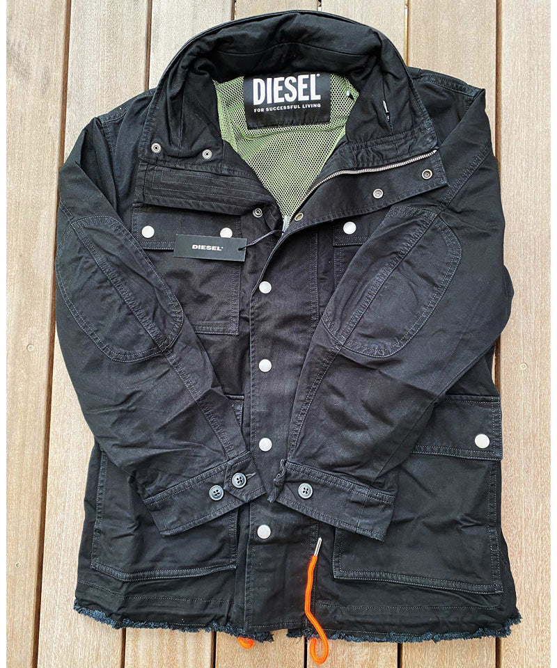 DIESEL ディーゼル バック刺繍 ミリタリージャケット M-65 J-TOUCHA – TopIsm