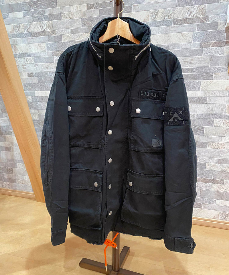 DIESEL ディーゼル バック刺繍 ミリタリージャケット M-65 J