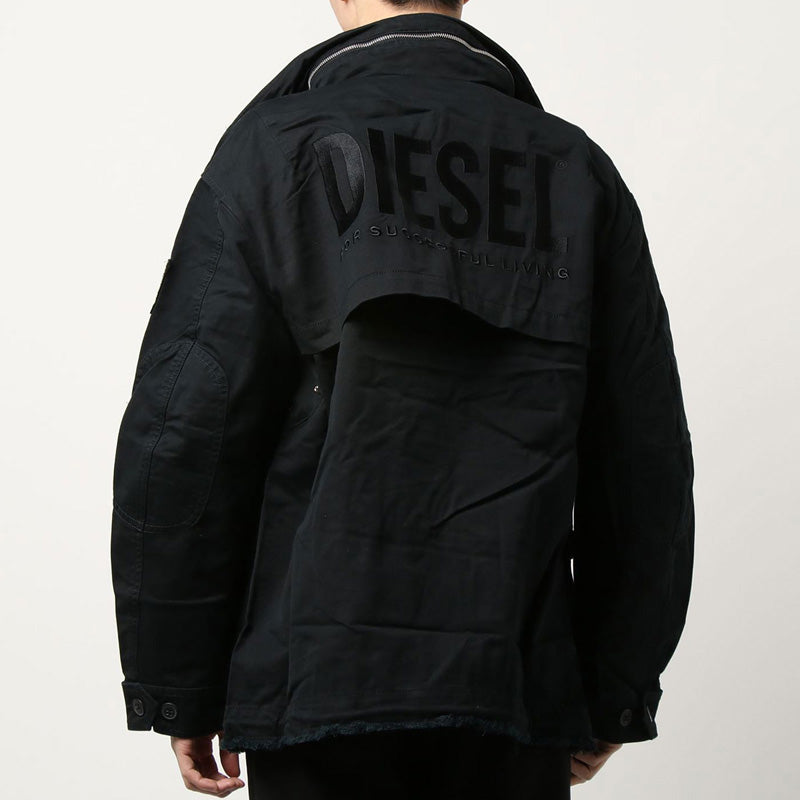 DIESEL ディーゼル バック刺繍 ミリタリージャケット M-65 J