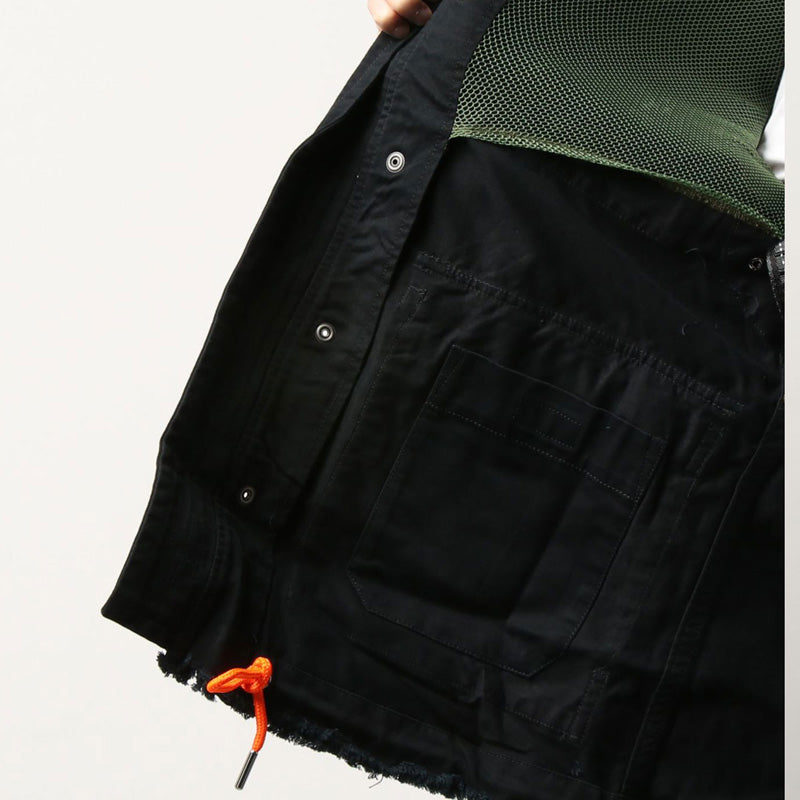 DIESEL ディーゼル バック刺繍 ミリタリージャケット M-65 J