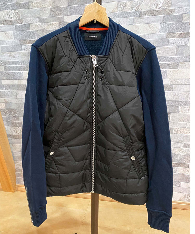 DIESEL ディーゼル スウェット 裏フリース ボンバージャケット S-KINGS 