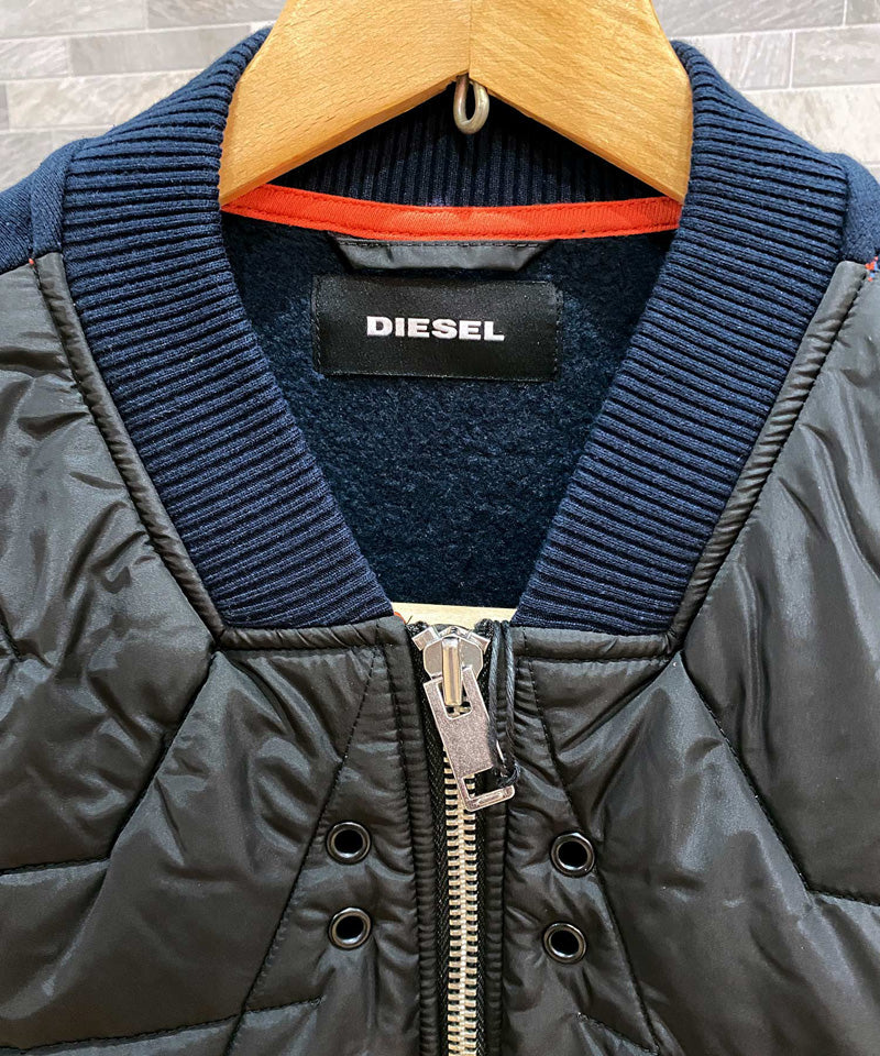 DIESEL ディーゼル スウェット 裏フリース ボンバージャケット S-KINGS 