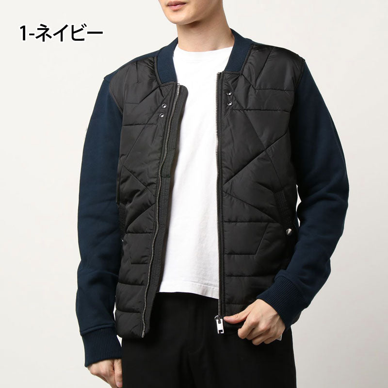 DIESEL フリースジャケット 黒 DIESEL ディーゼル スウェット 裏 