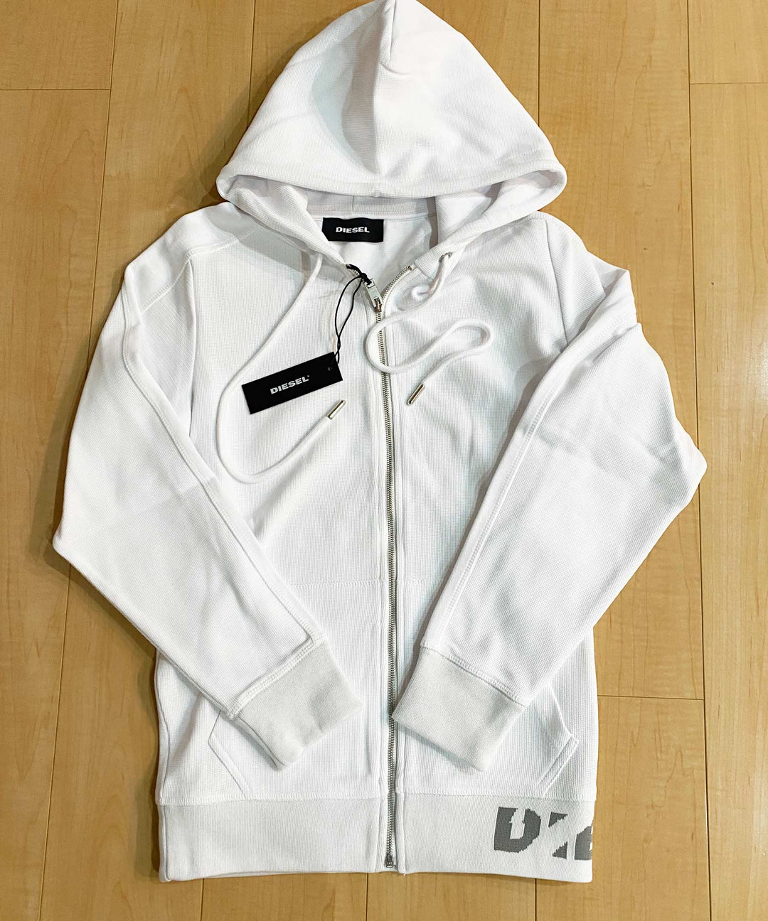 DIESEL ホワイト ジップアップパーカー最終値下げ DIESEL ディーゼル ジップアップパーカー ロゴ S-GINA-J FELPA – TopIsm
