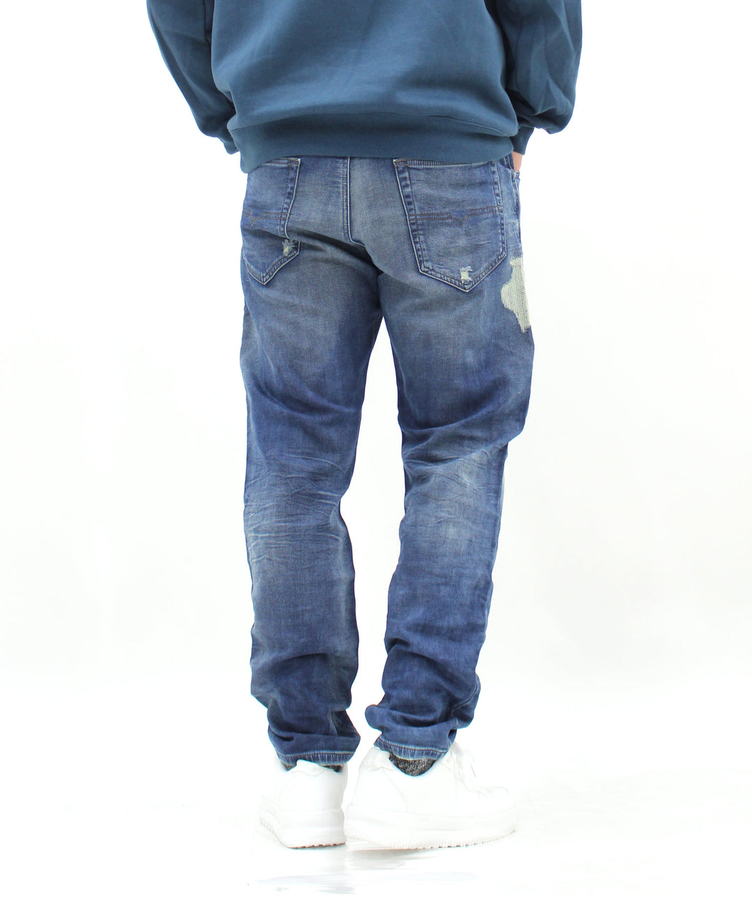 DIESEL ディーゼル ダメージ スウェットデニム JOGG JEANS narrot – TopIsm