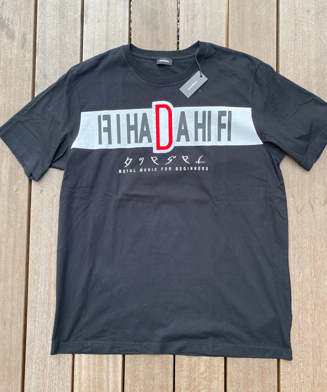 diesel パッチワーク Tシャツ DIESEL ディーゼル パッチワークロゴ プリント 半袖Tシャツ T-JUST-YZ