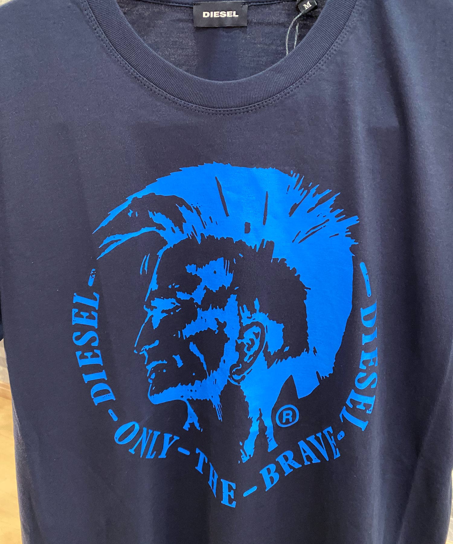 DIESEL ディーゼル ブレイブマン クルーネック Tシャツ ロゴ 半袖 T