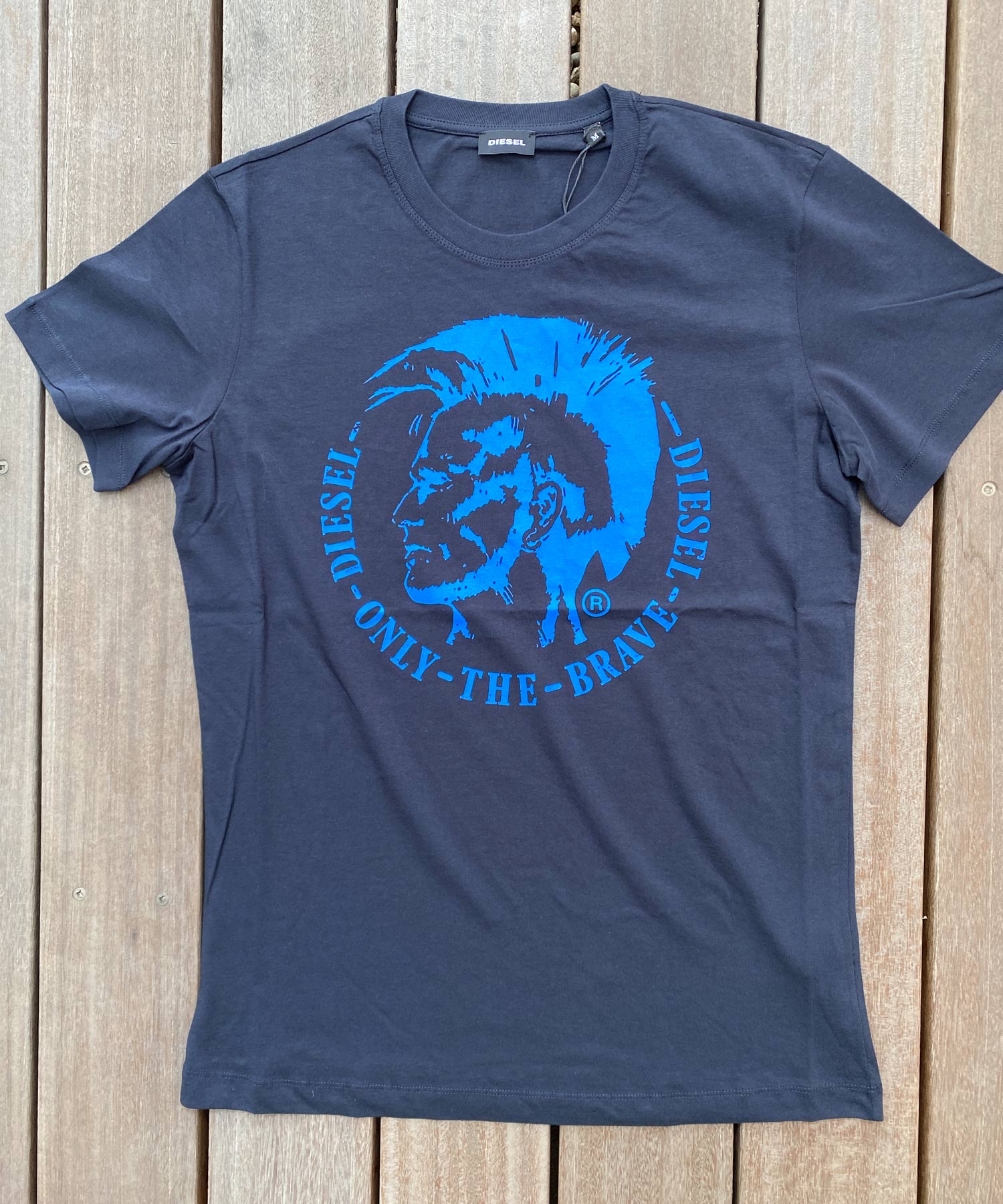 DIESEL ディーゼル ブレイブマン クルーネック Tシャツ ロゴ 半袖 T-HEAD PS MAGLIETTA – TopIsm