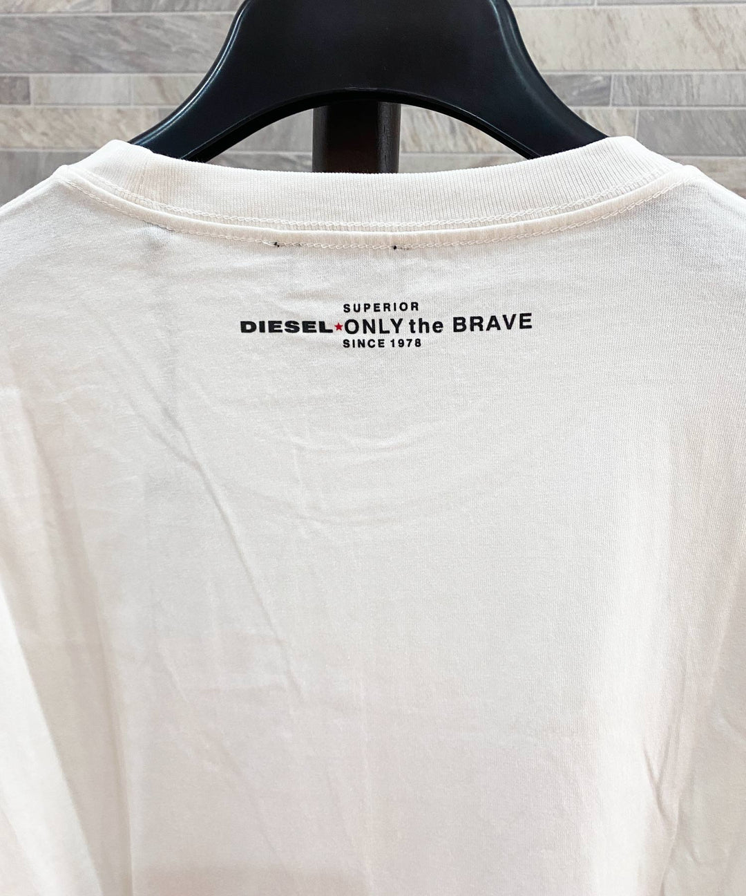 DIESEL ディーゼル ストリート ロゴプリント クルーネック 半袖T