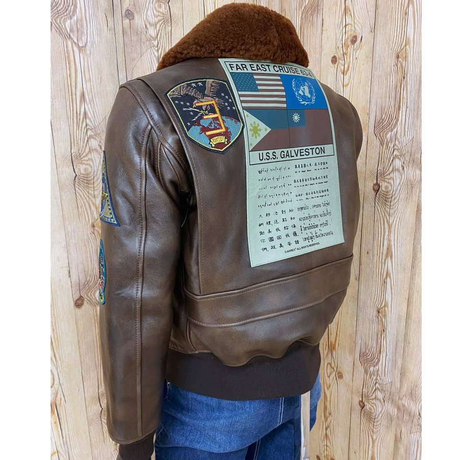 U.S.S. GALVESTON フリースジャケット TOP GUN MAVERICK'S JACKET 
