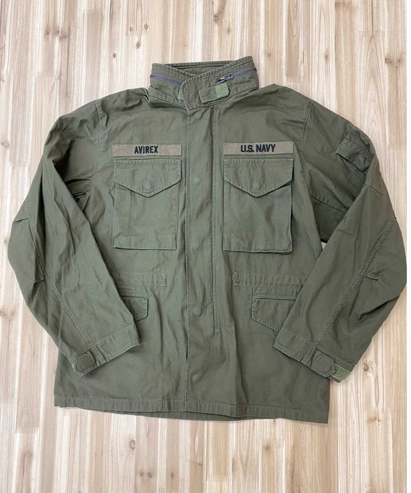 ジャケット・アウター AVIREX USN PATCH M-65 JACKET 6122099 XL AVIREX アヴィレックス USN PATCH M-65 ミリタリージャケット メンズ