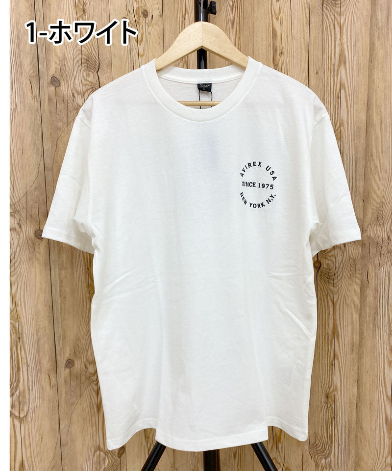 AVIREX アヴィレックス VARSITY LOGO T-SHIRT ロゴ Tシャツ 刺繍